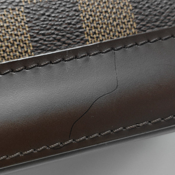 ALMA PM Damier Ebene Coated Canvas Brown