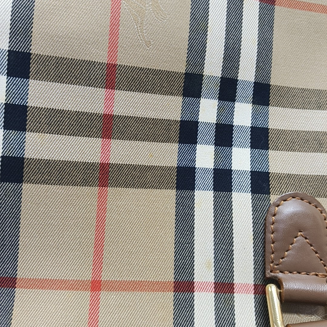 Canvas Top Handle Bag Beige