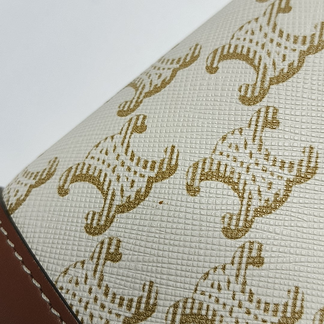 TRIOMPHE Teen Coated Canvas White