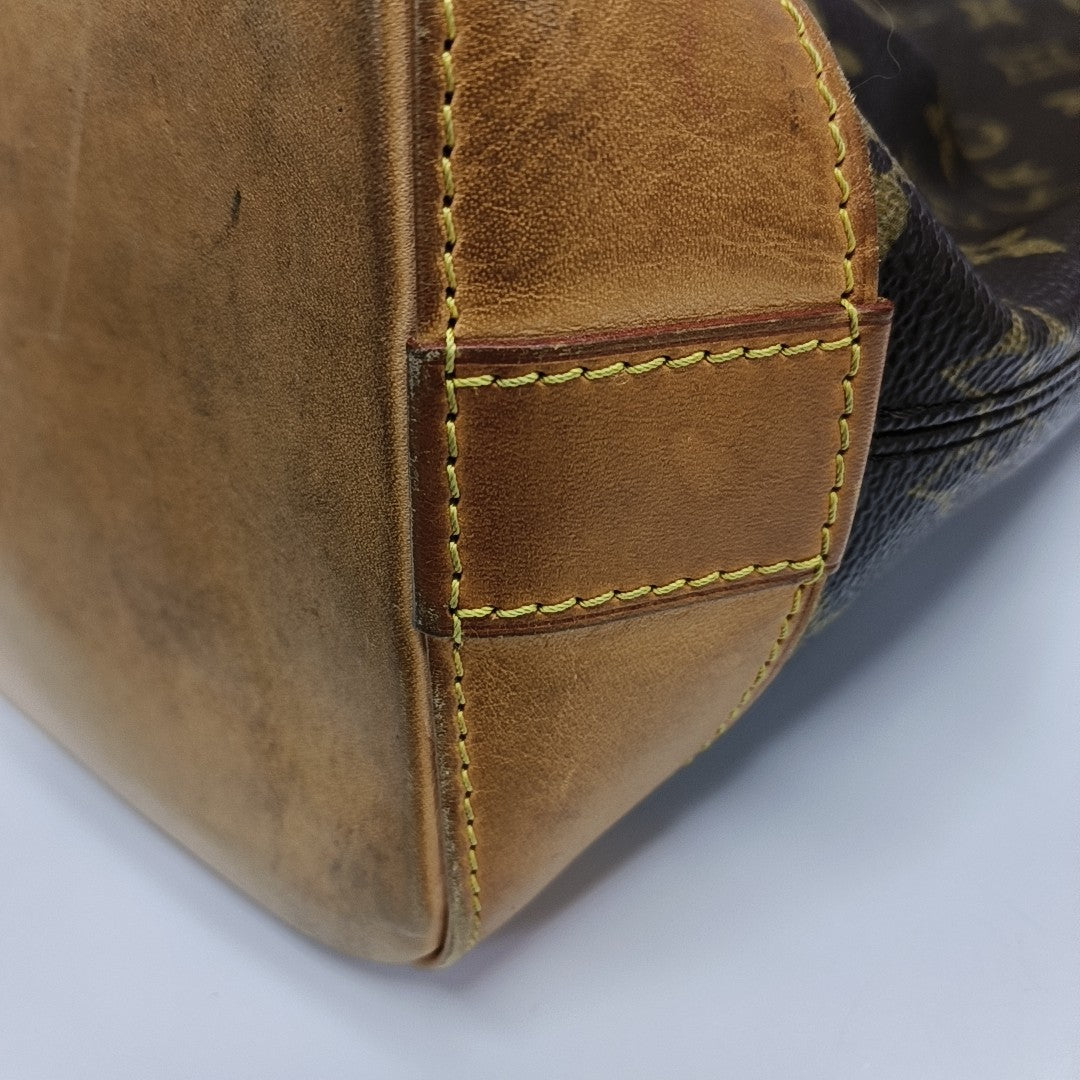 LOCKIT Monogram Coated Canvas Brown