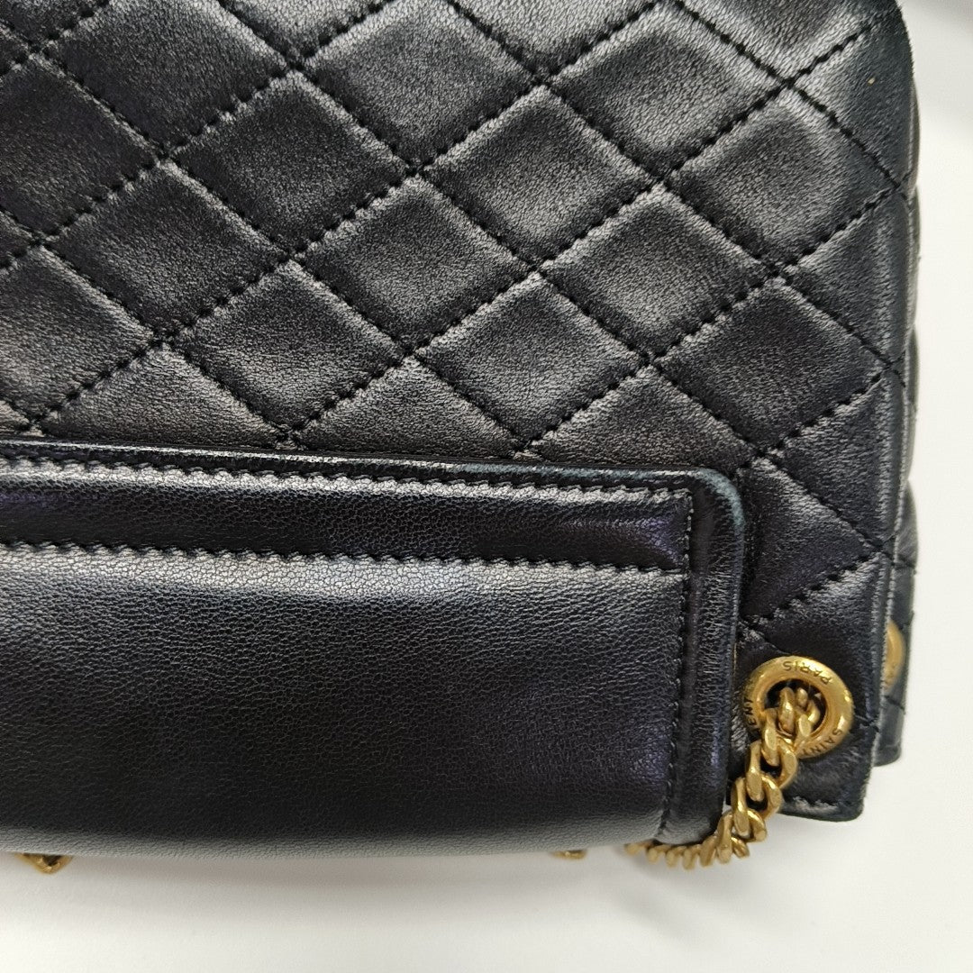 NOLITA Mini Quilted Lambskin Black