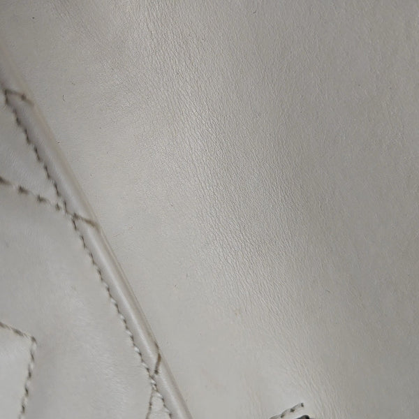 GG Marmont Mini Quilted Calfskin White