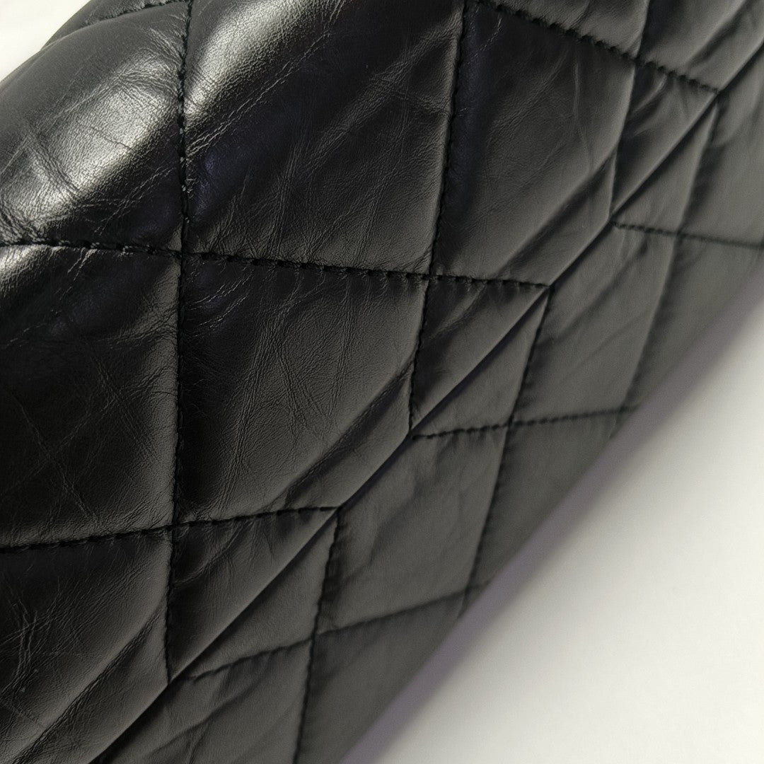 2.55 Quilted Calfskin Black