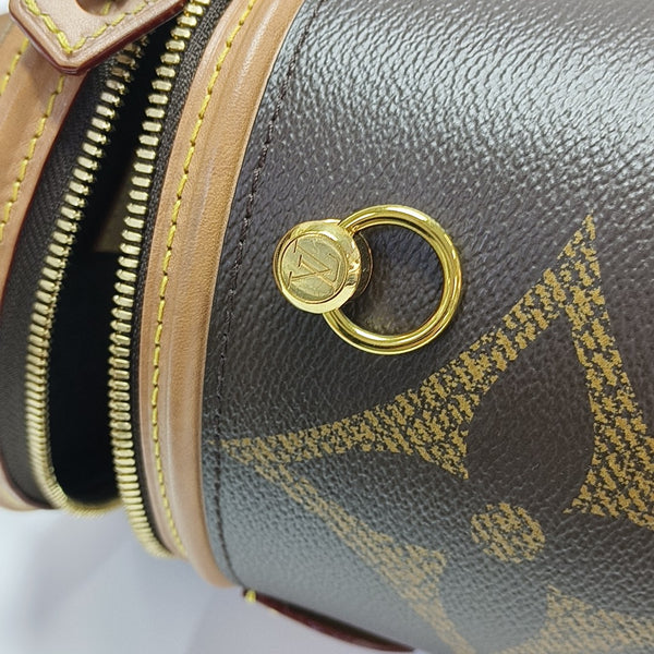 CANNES Monogram Coated Canvas Brown