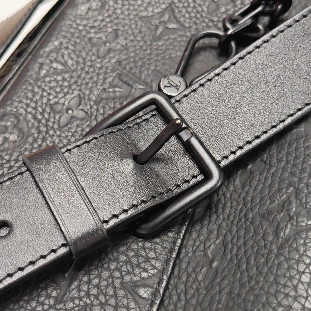 STEAMER Monogram Calfskin Black