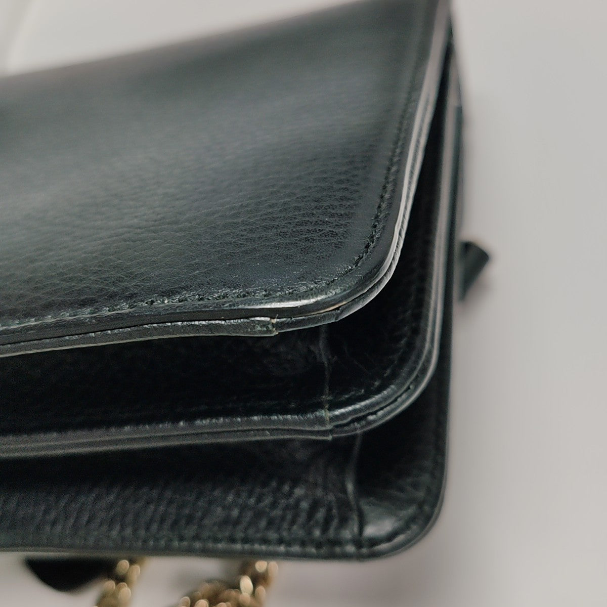 Interlocking G Small Calfskin Black