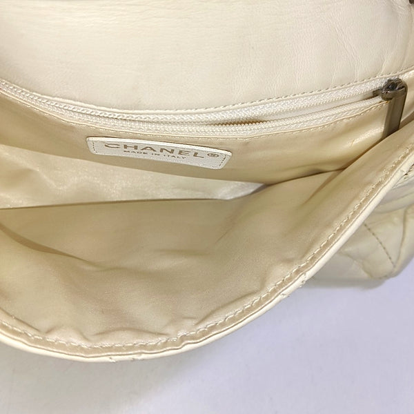 Quilted Lambskin White