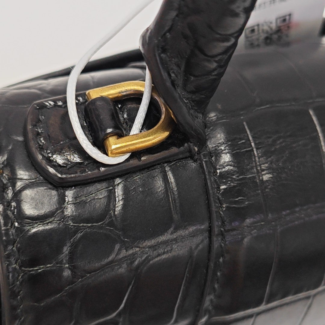 Hourglass XS Calfskin Black