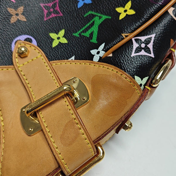 LV × TM GRETA Monogram Coated Canvas Black