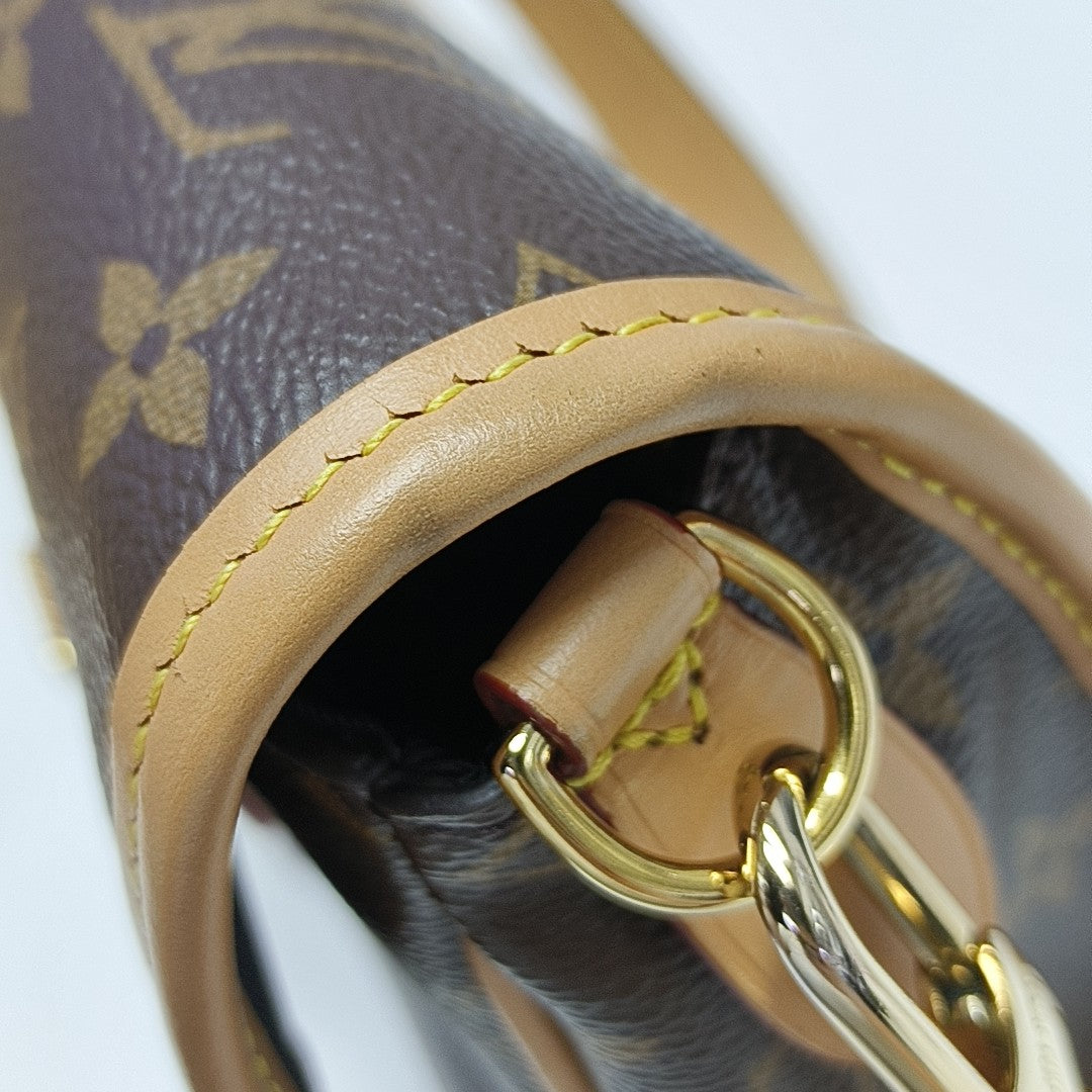 DIANE Monogram Coated Canvas Brown