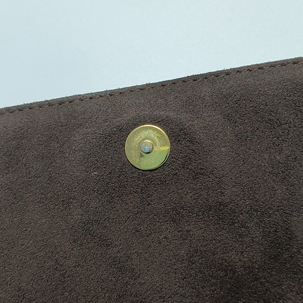 Lily Monogram Coated Canvas Brown