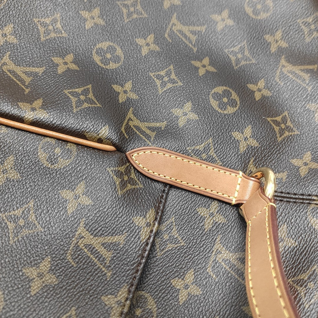 TOTALLY Monogram Coated Canvas Brown