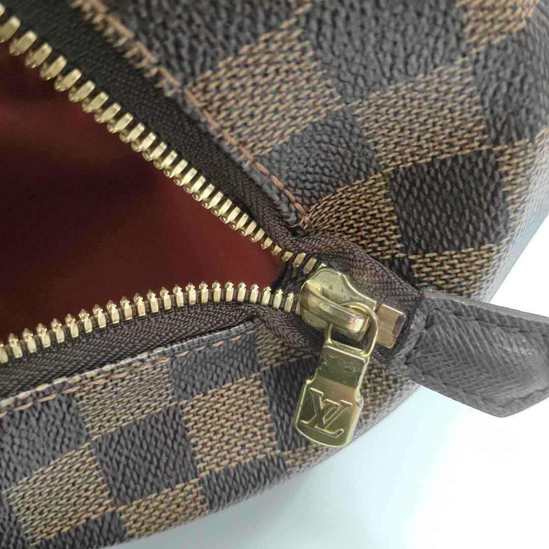 RIVINGTON Damier Ebene Coated Canvas Brown