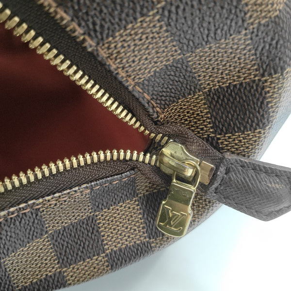 RIVINGTON Damier Ebene Coated Canvas Brown