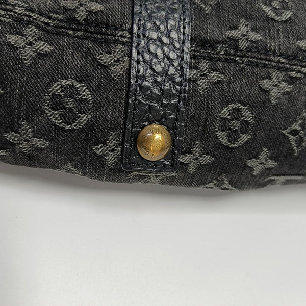 NEO CABBY Monogram Denim Black