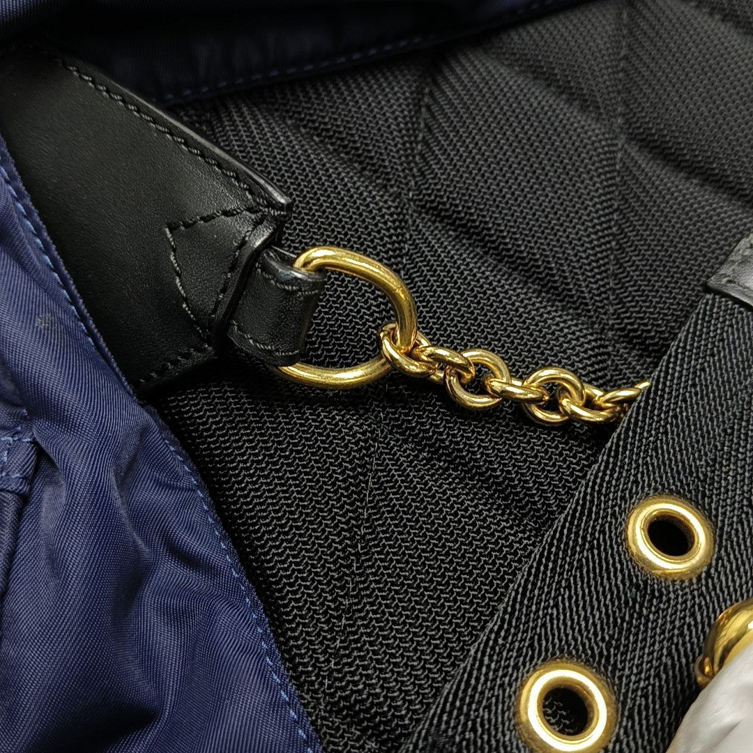 The Rucksack Large Nylon Blue