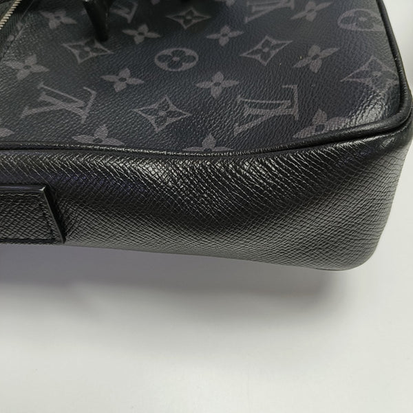 TAIGARAMA Monogram Coated Canvas Black