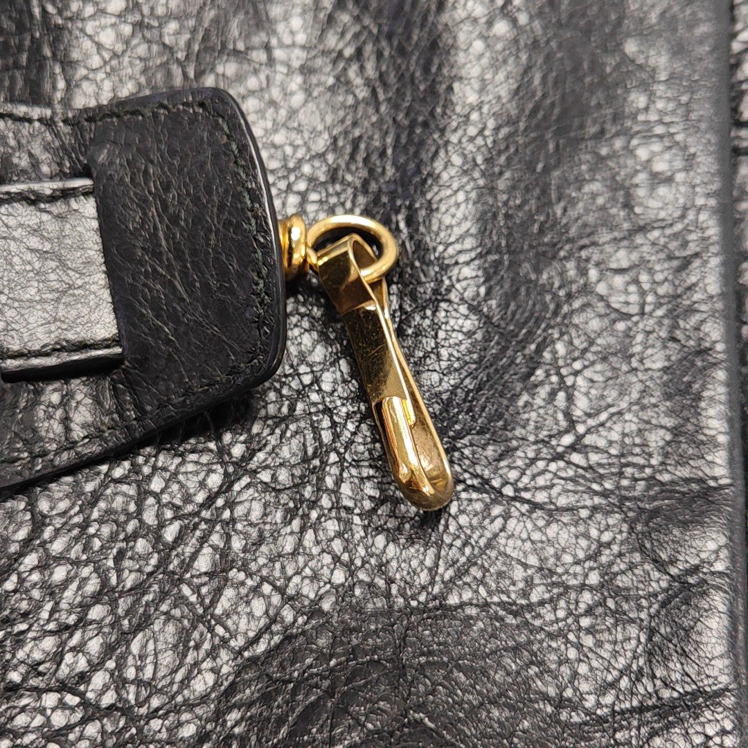 Classic City Small Lambskin Black