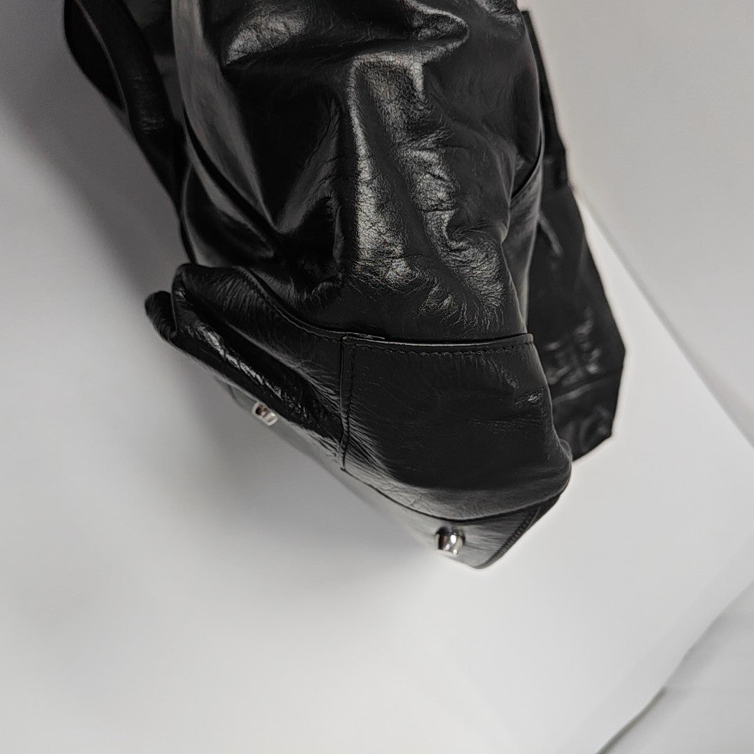 Arco Large Calfskin Black