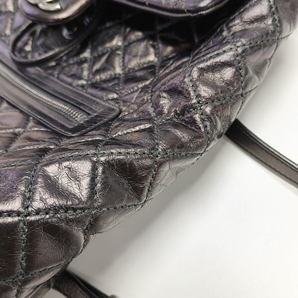 MOUNTAIN Quilted Calfskin Black