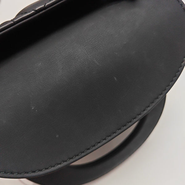 Lady Dior Mini Cannage Calfskin Black