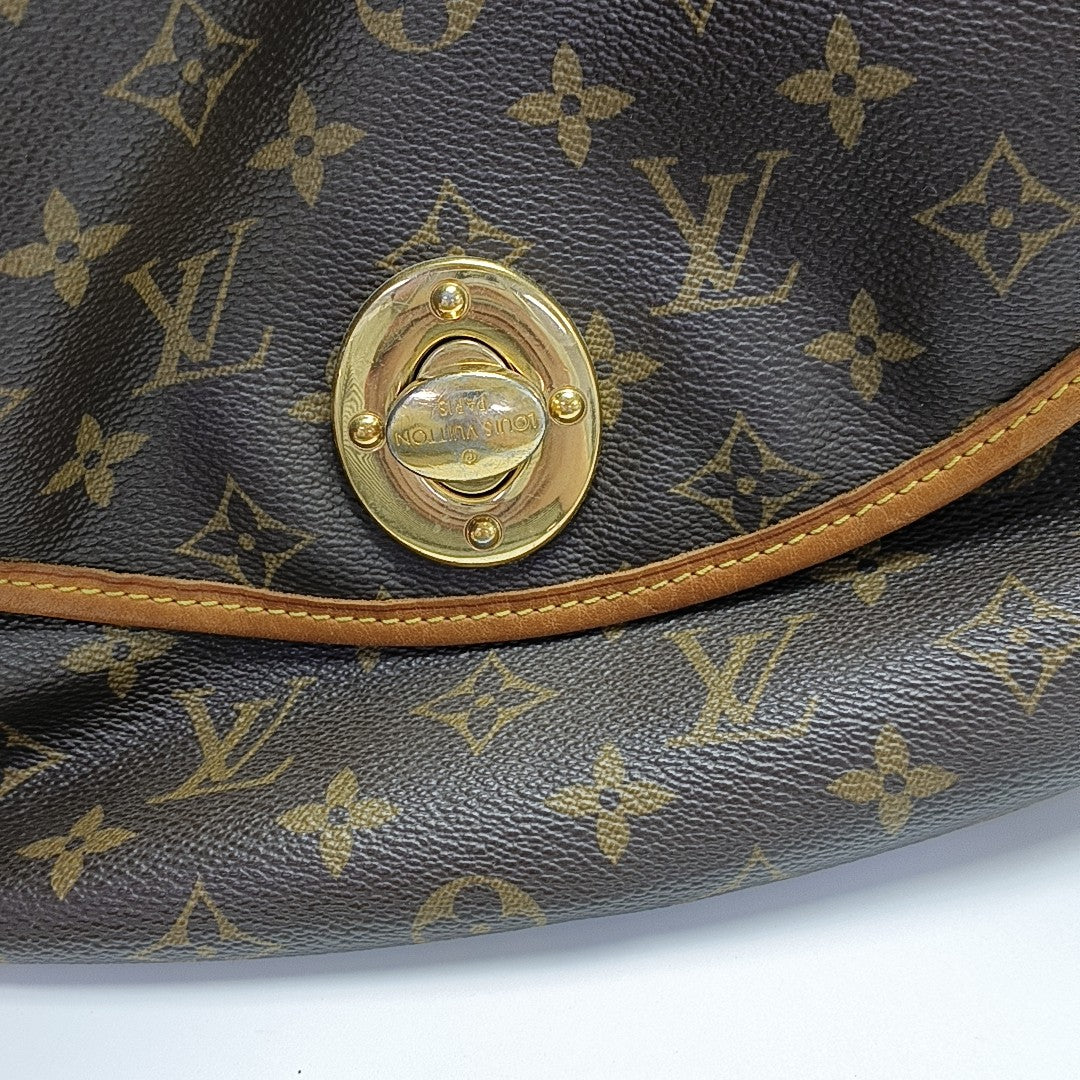 TULUM GM Monogram Coated Canvas Brown