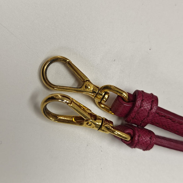 Galleria Super Mini Saffiano Calfskin Red