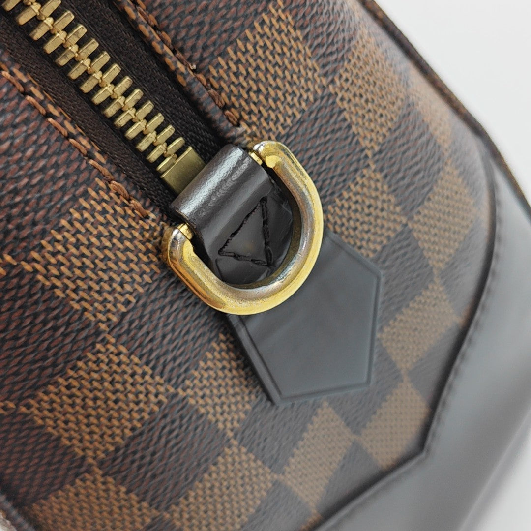 KENSINGTON BOWLING Damier Ebene Coated Canvas Brown