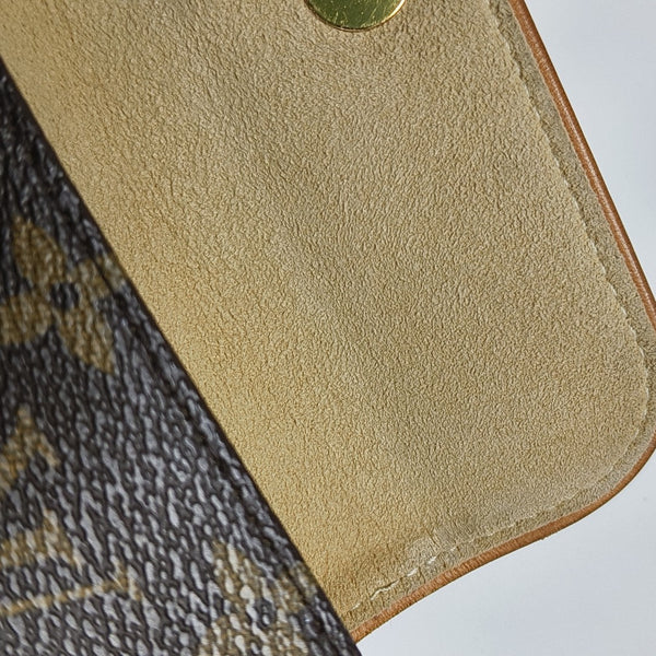 FLORENTINE Monogram Coated Canvas Brown