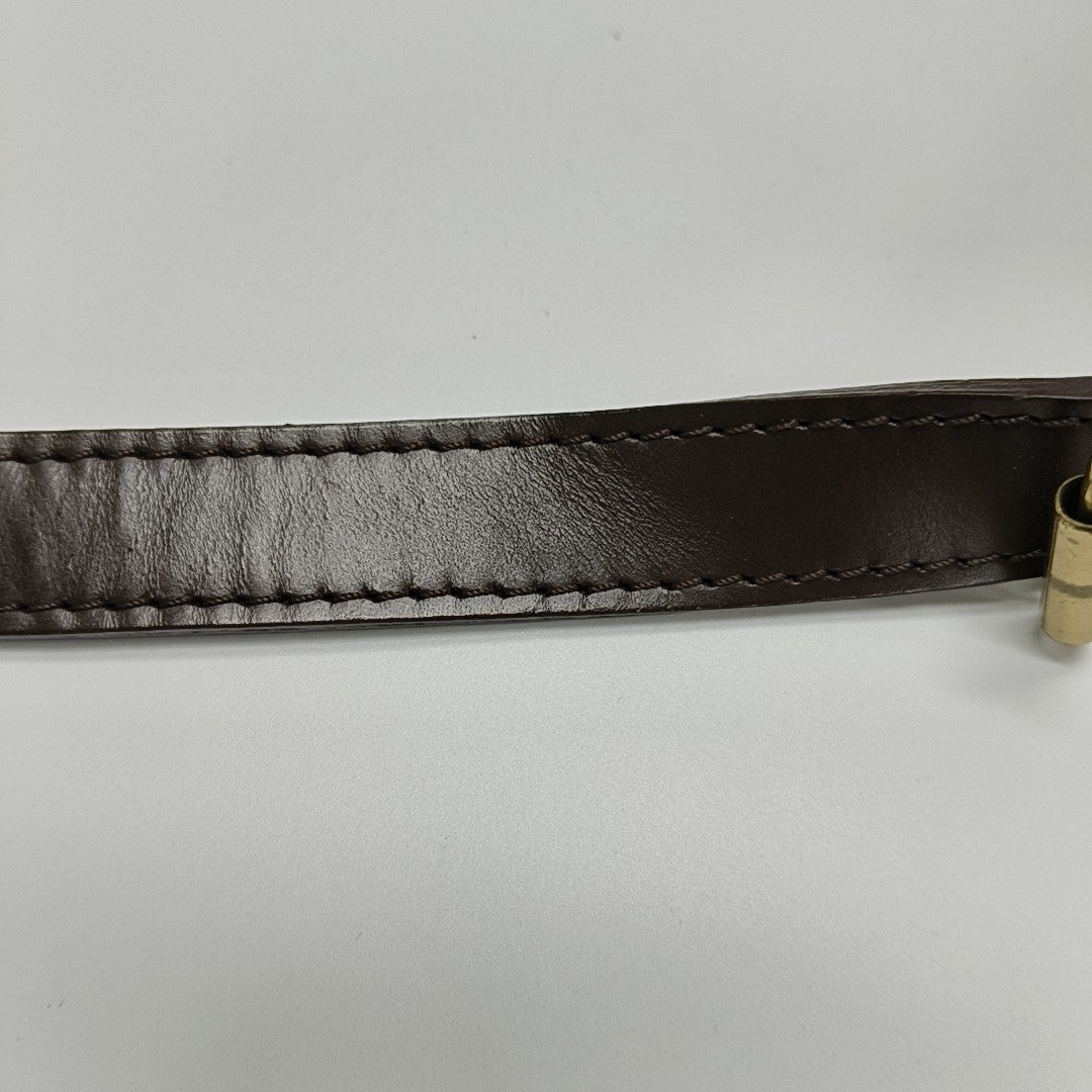 SPEEDY 25 Lona revestida Damier Ebene Marrón