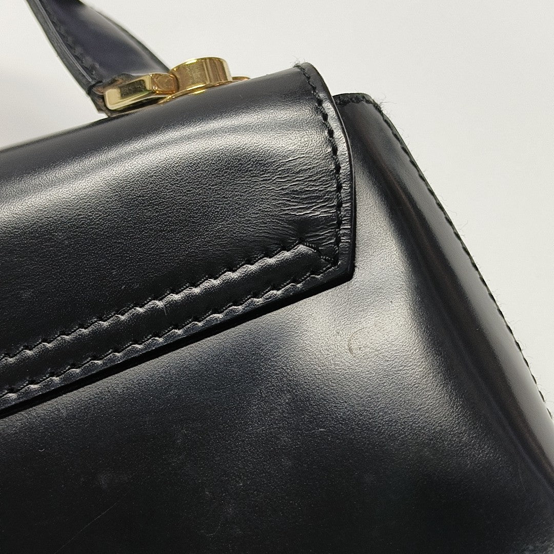 Sophia Quilted Calfskin Black