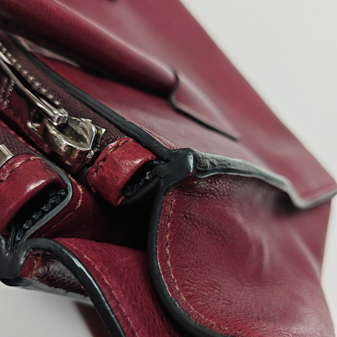 Calfskin Tote Bag Red