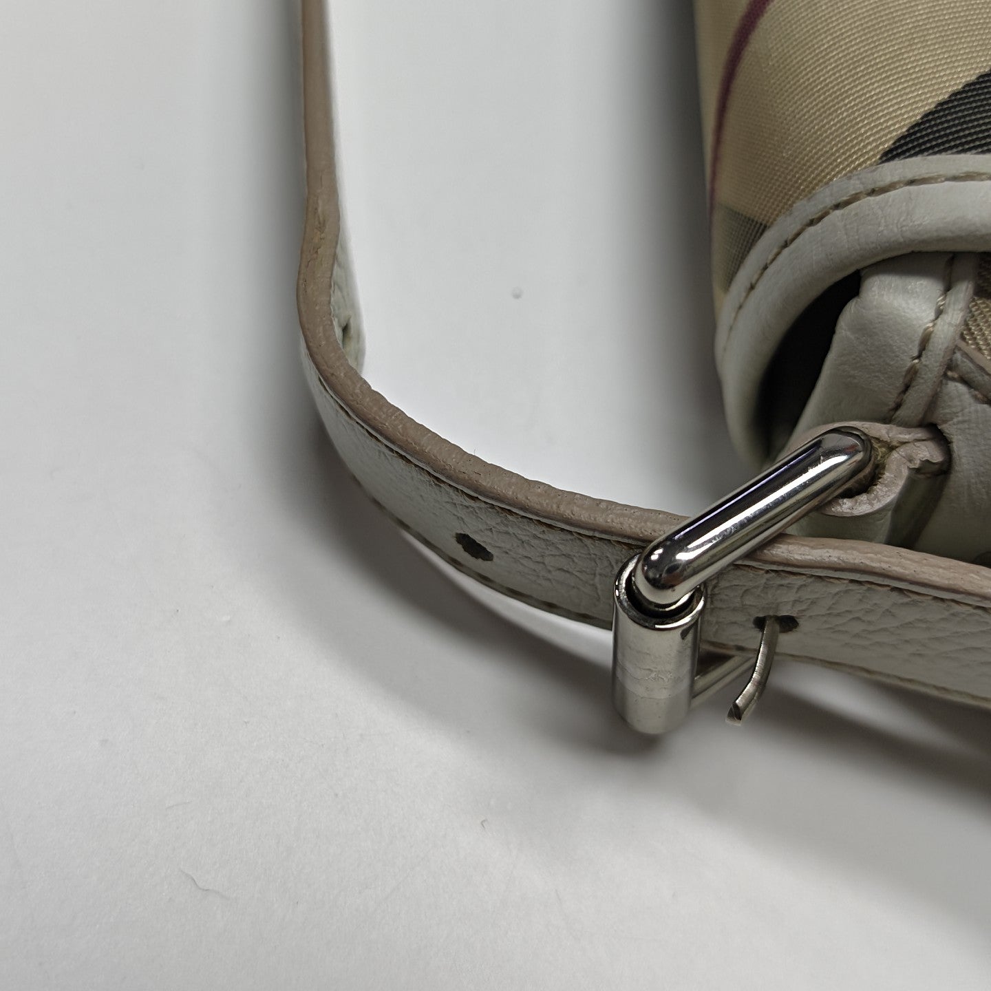 Canvas Top Handle Bag Beige