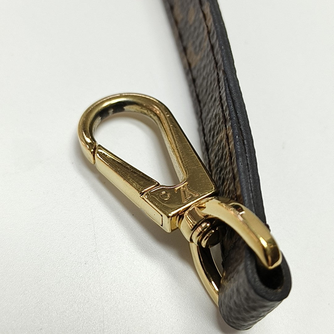 MONTAIGNE BB Monogram Coated Canvas Brown