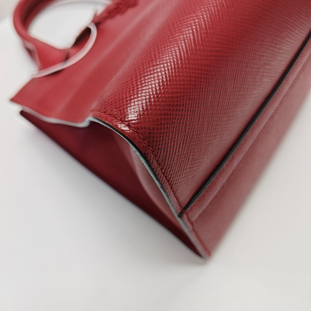 Monochrome Calfskin Red