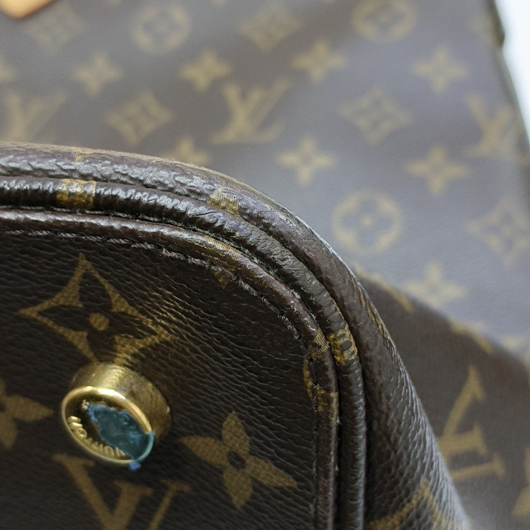 LOCKIT Monogram Coated Canvas Brown
