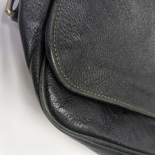 Calfskin Shoulder Bag Black