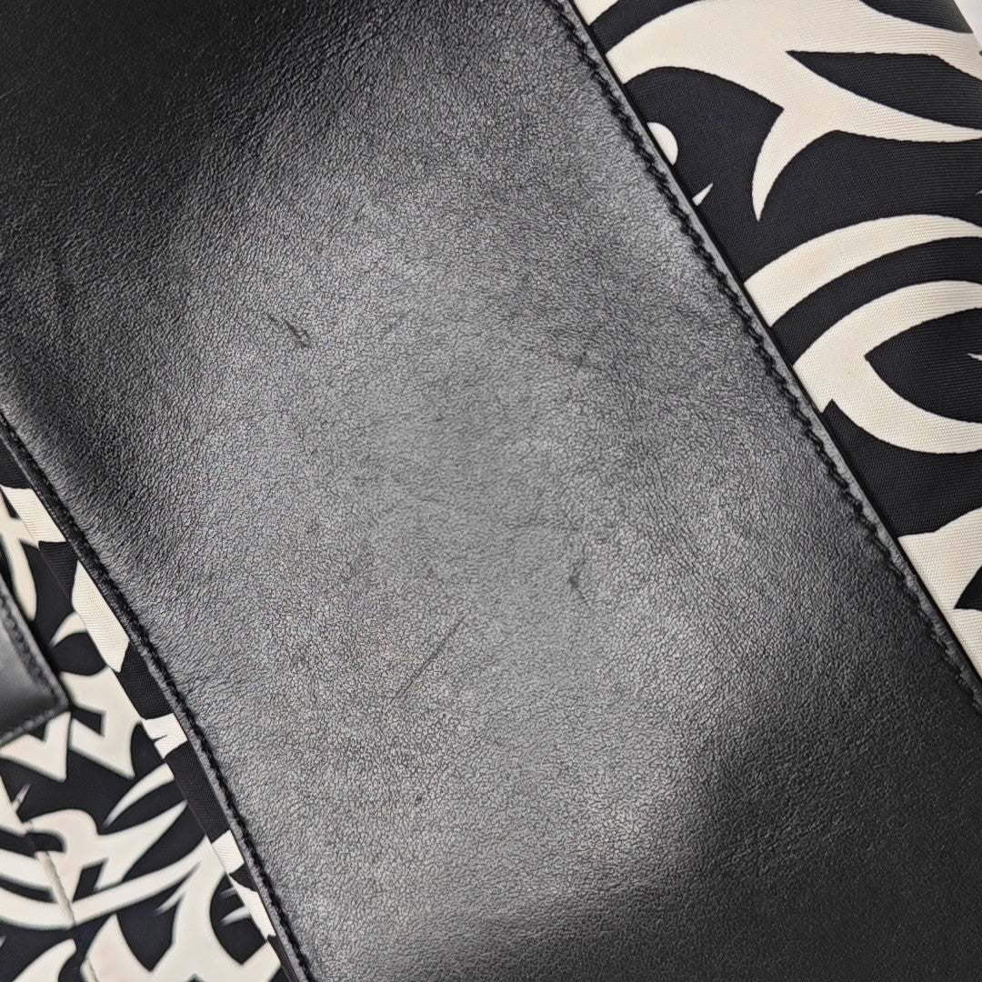 Fabric Shoulder Bag Black