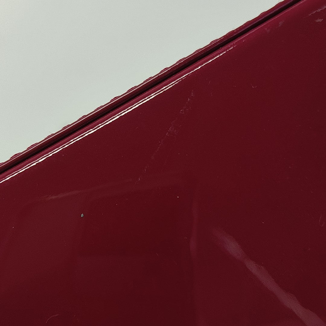 ALMA BB Monogram Patent Leather Red