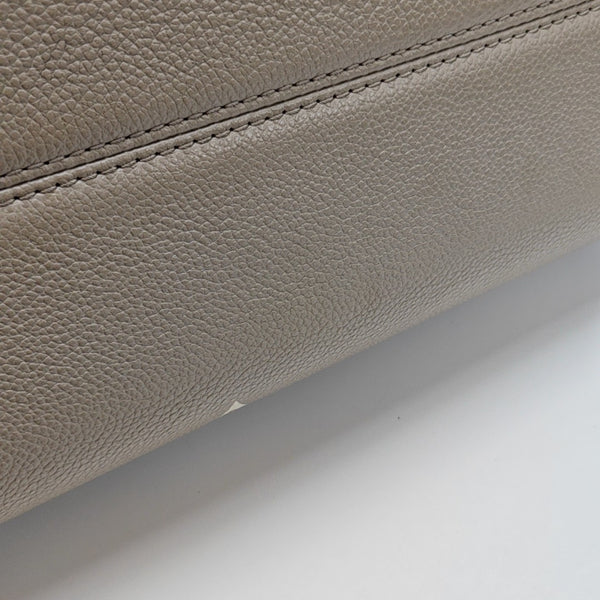 ONTHEGO MM Monogram Calfskin Gray