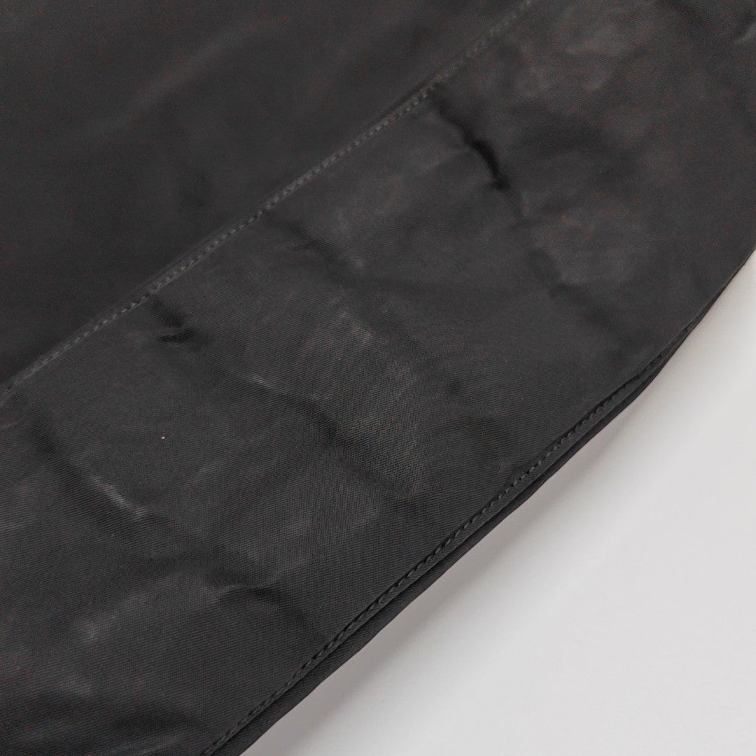 Nylon Top Handle Bag Black