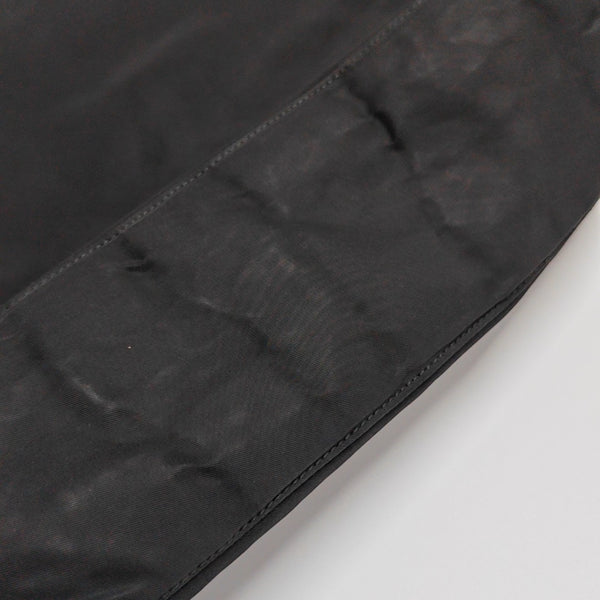 Nylon Top Handle Bag Black