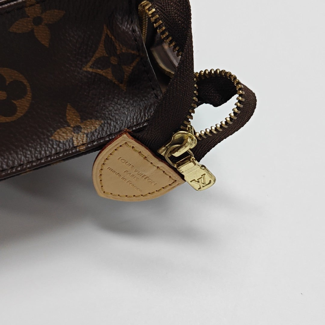 TOILET POCKET 26 Monogram Coated Canvas Brown