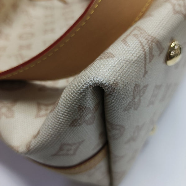 CARRYALL MM Monogram Coated Canvas Beige