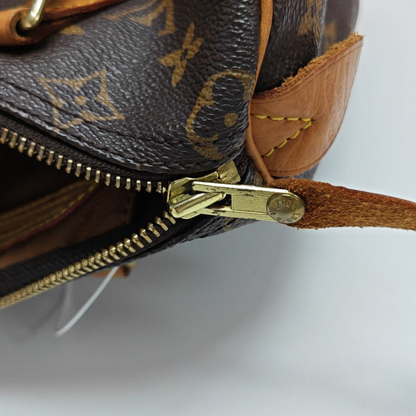 SPEEDY 25 Monogram Coated Canvas Brown