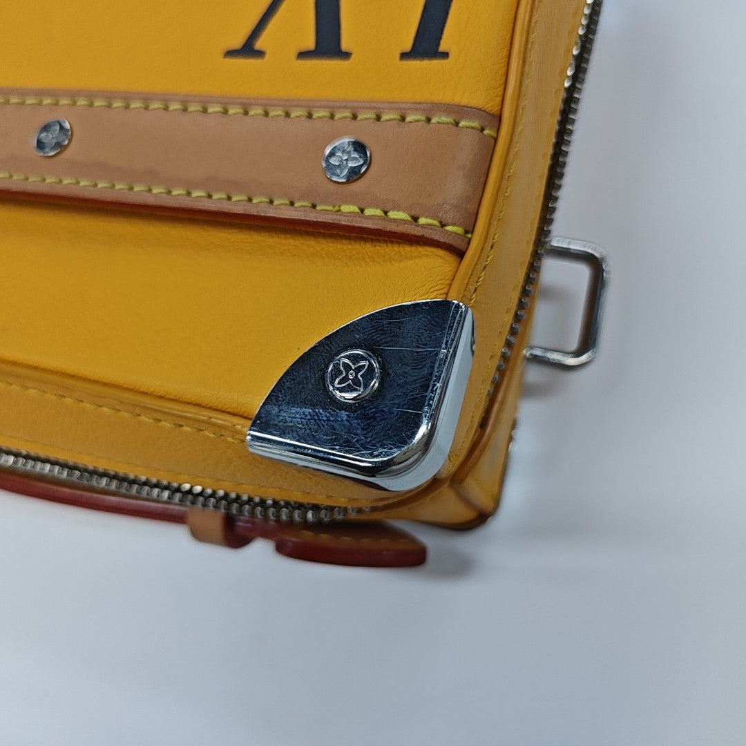SOFT TRUNK Calfskin Yellow
