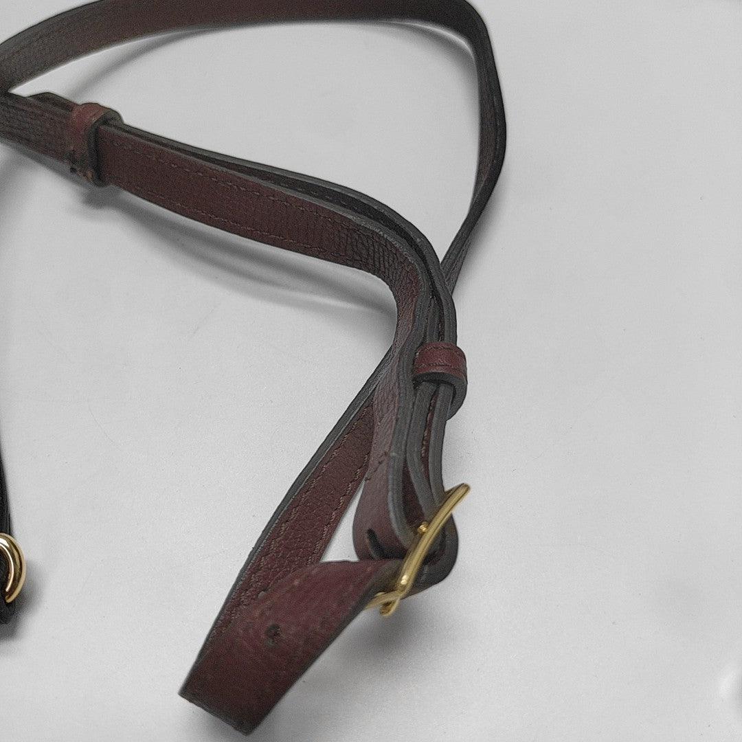 The Banner Medium Calfskin Red