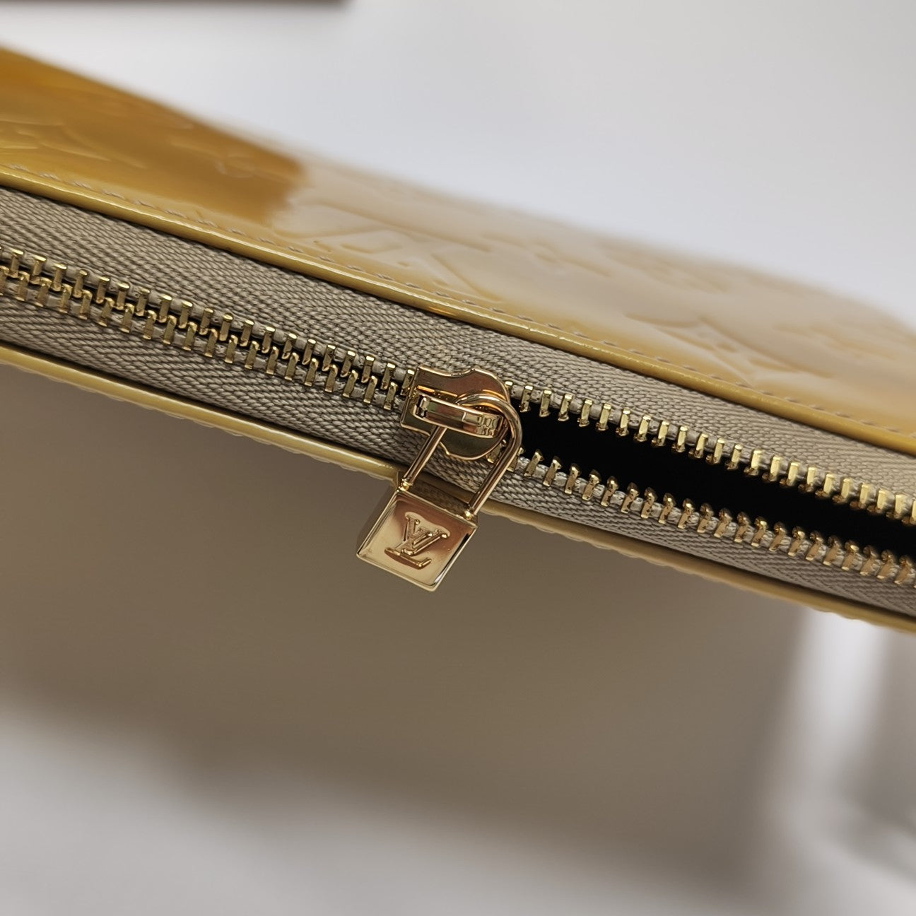 LEXINGTON Monogram Patent Leather Yellow
