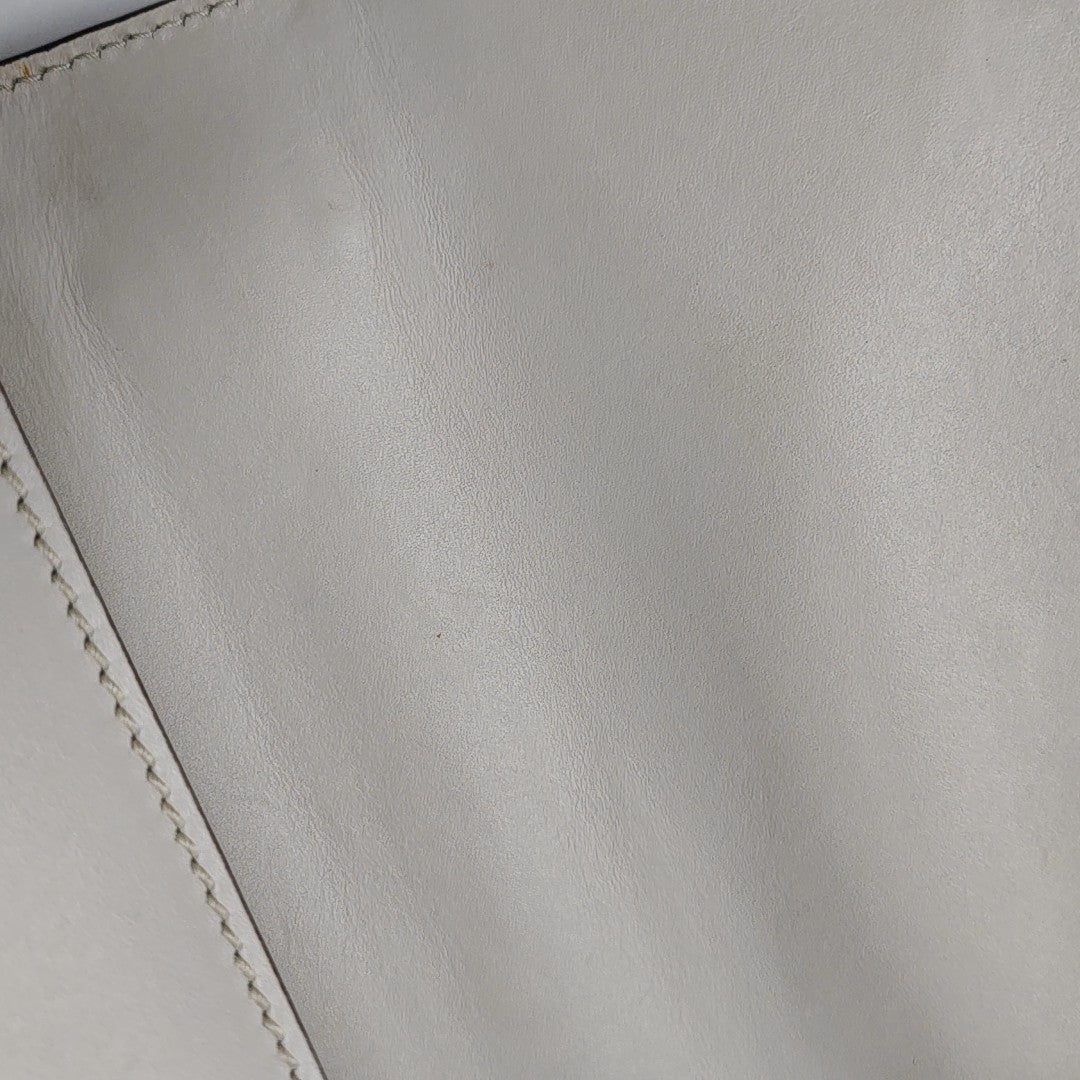 Sylvie Small Calfskin White