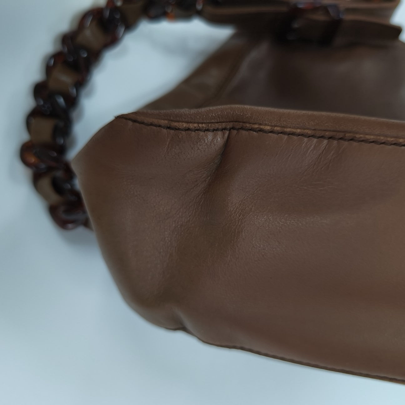 Calfskin Tote Bag Brown